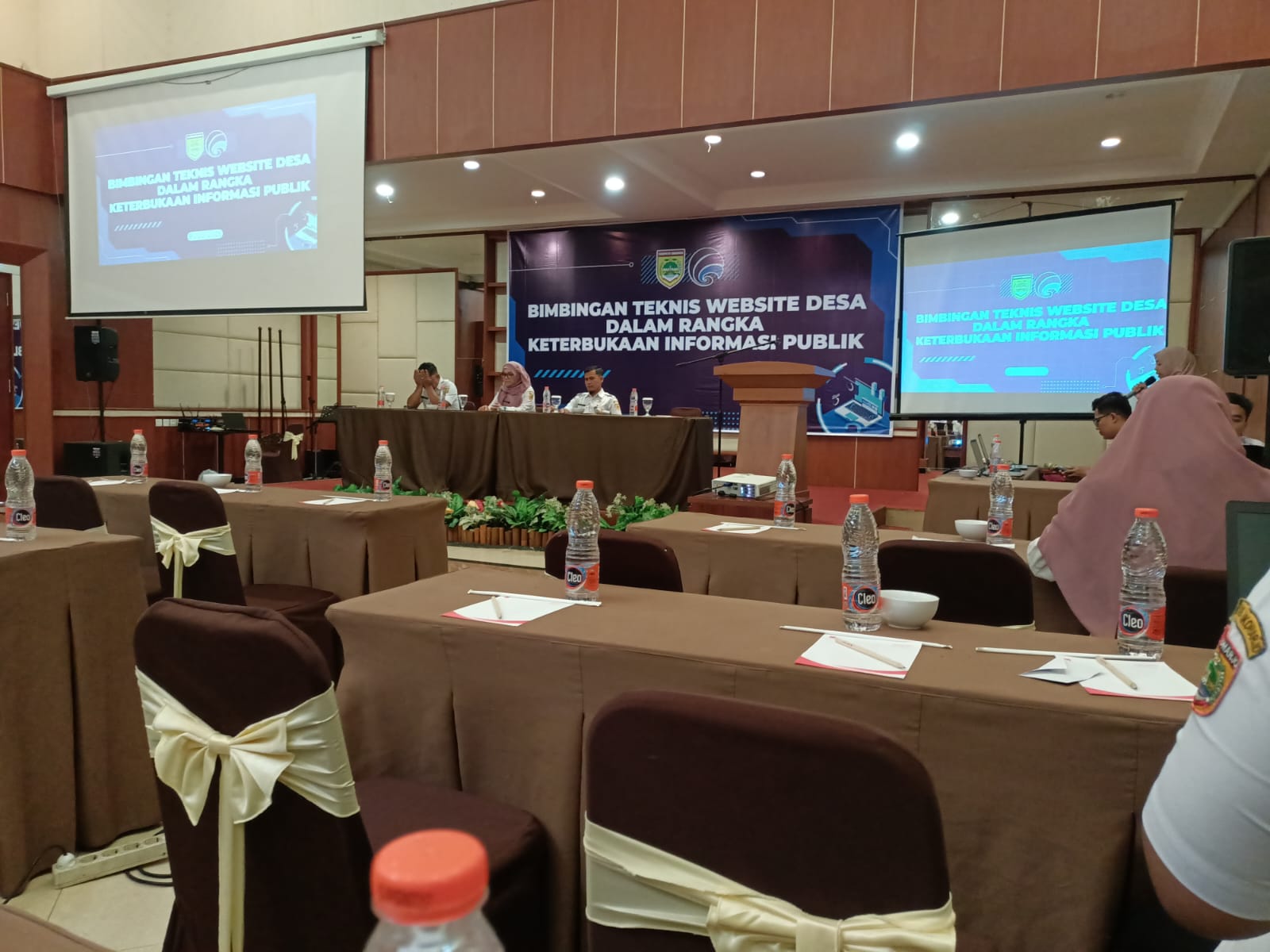 Bimbingan Teknis Website Desa di Hotel Tosan Solo Baru